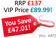 The Deluxe Chrome Exposed Pop Up Waste from VIP Bathrooms - now only 89.99 GBP!